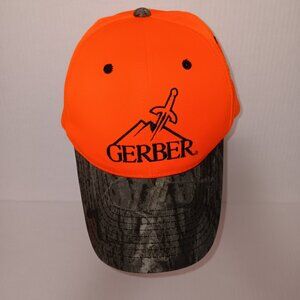 OUTDOOR CAP. CAMO PRINT ADJUSTABLE STRAP CAP/ HAT